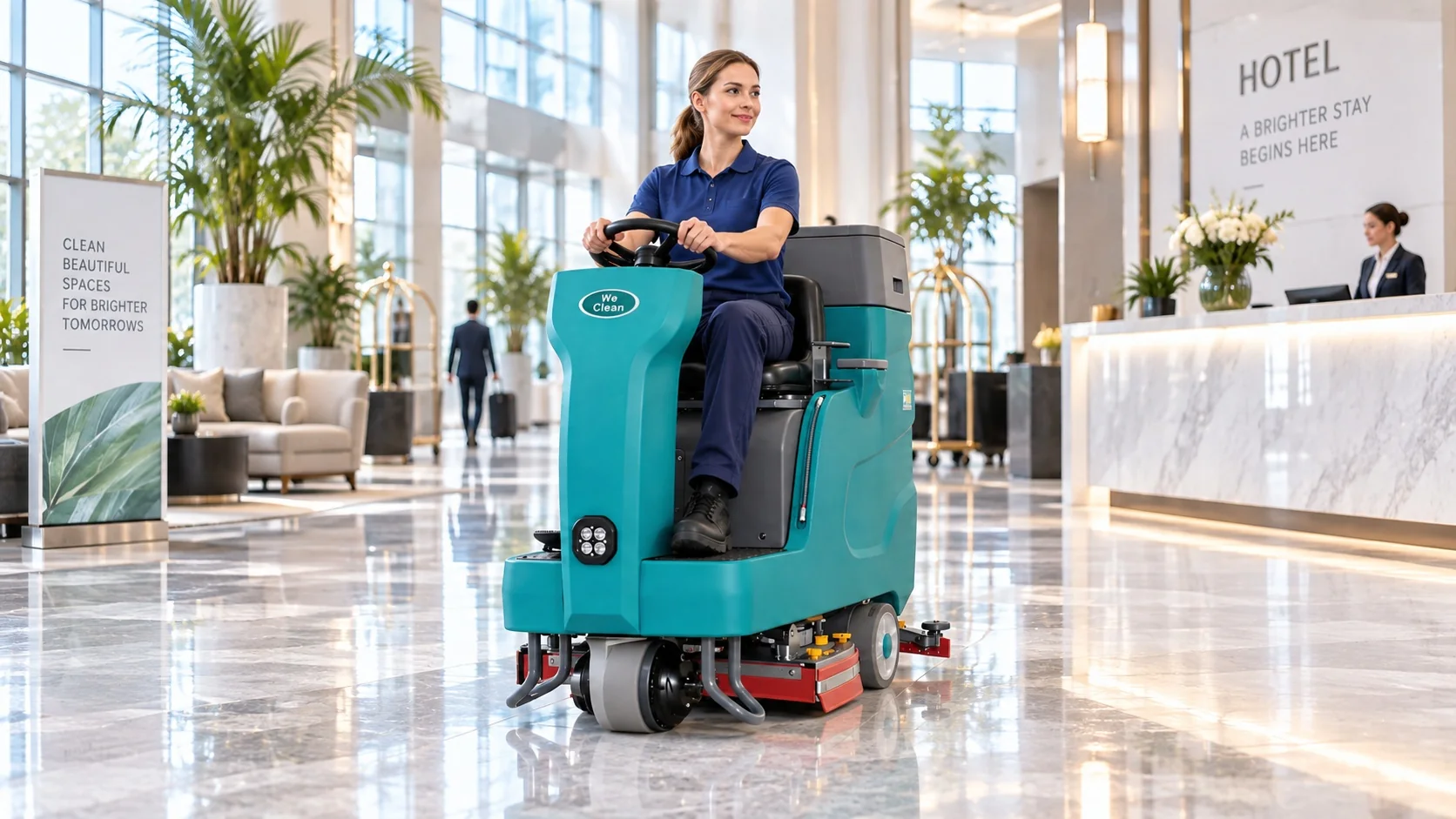 Hotel e hall commerciali