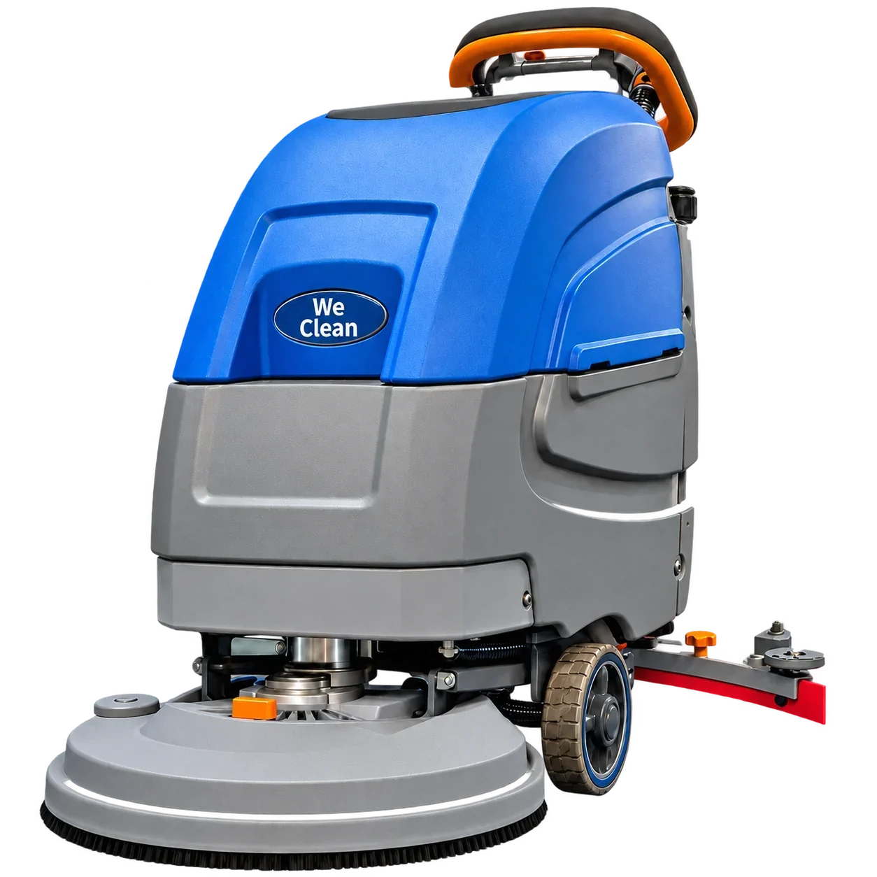 X1 walk-behind industrial floor scrubber
