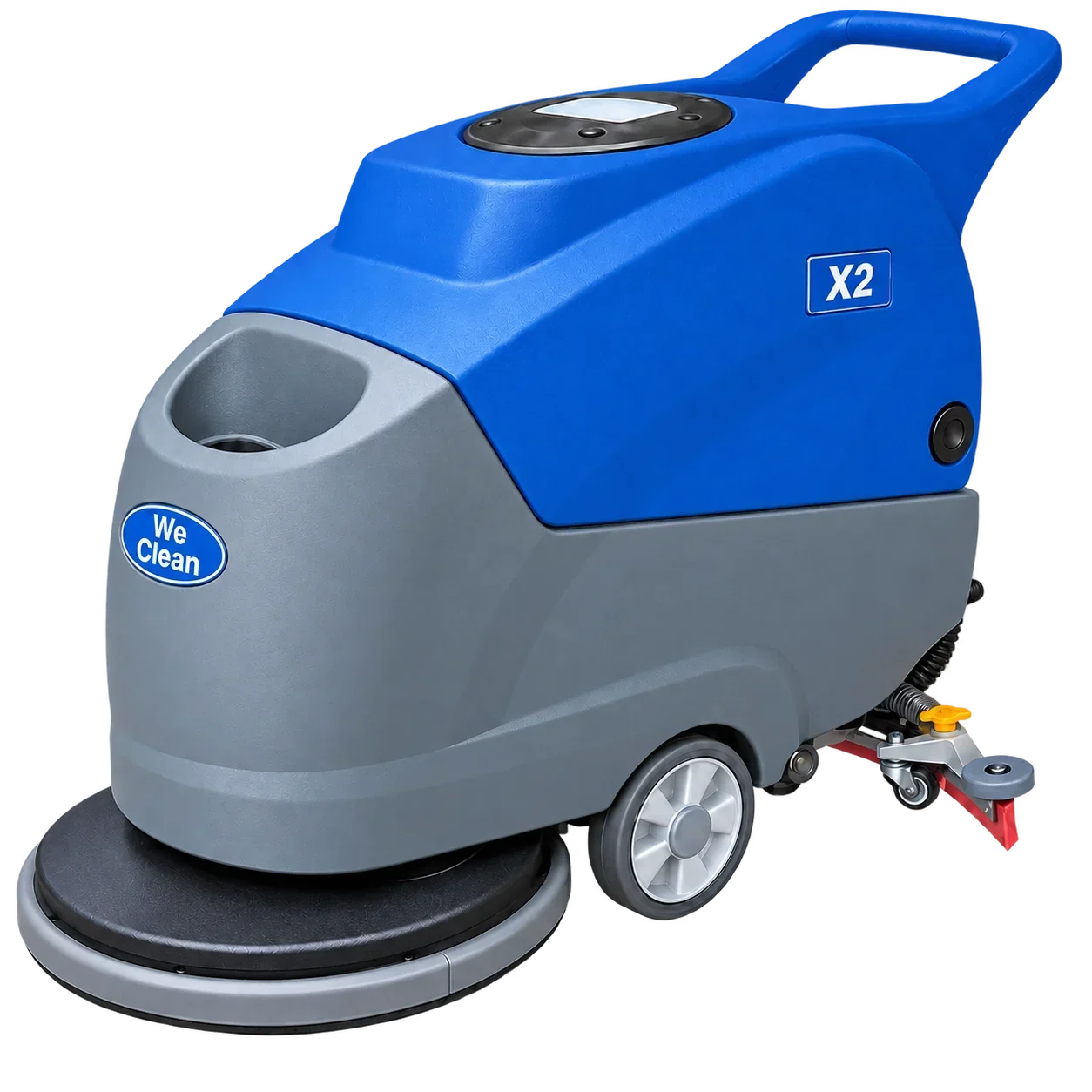 X2 walk-behind industrial floor scrubber