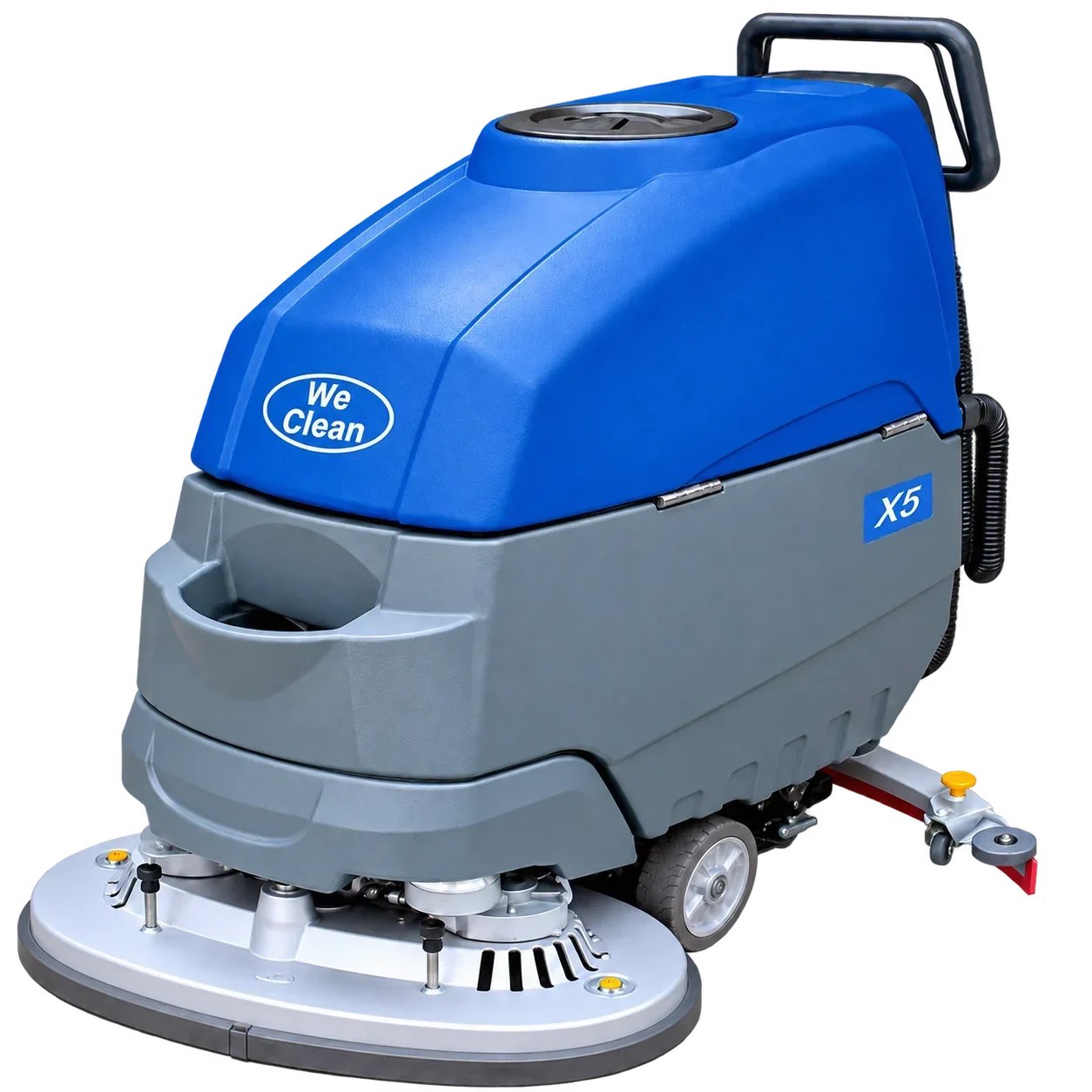 X5 walk-behind industrial floor scrubber