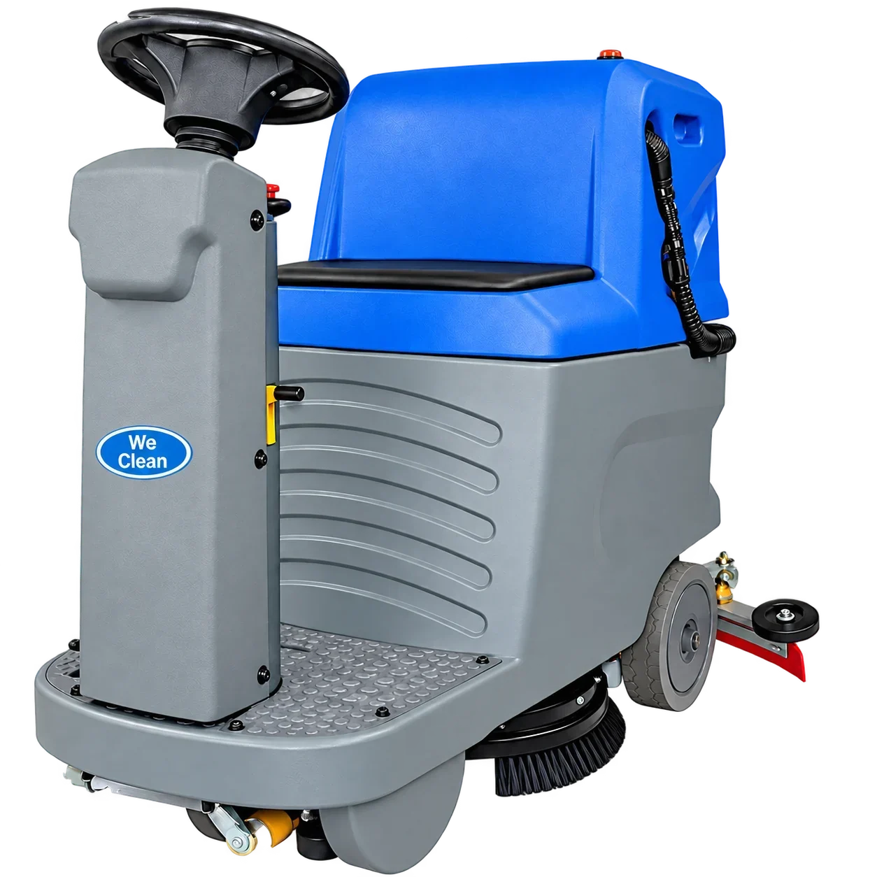 X6 ride-on industrial floor scrubber