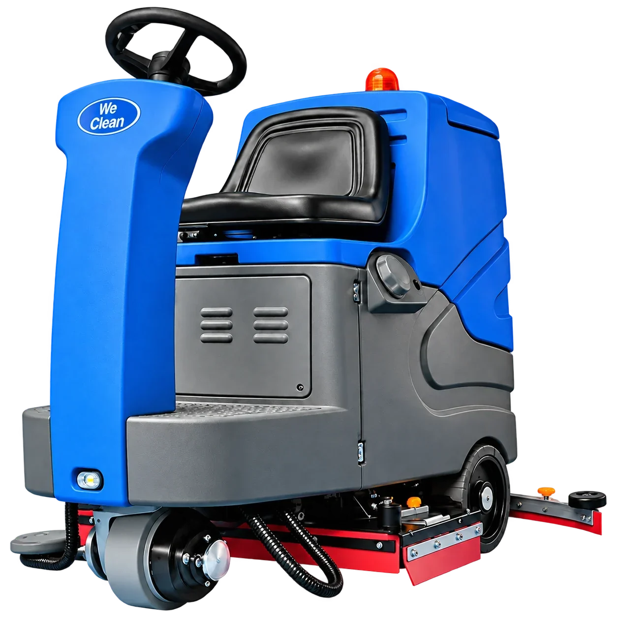 X8 ride-on industrial floor scrubber