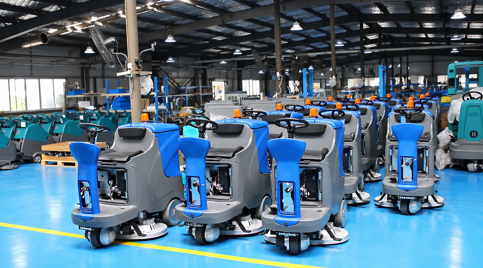 Attività di assemblaggio in fabbrica