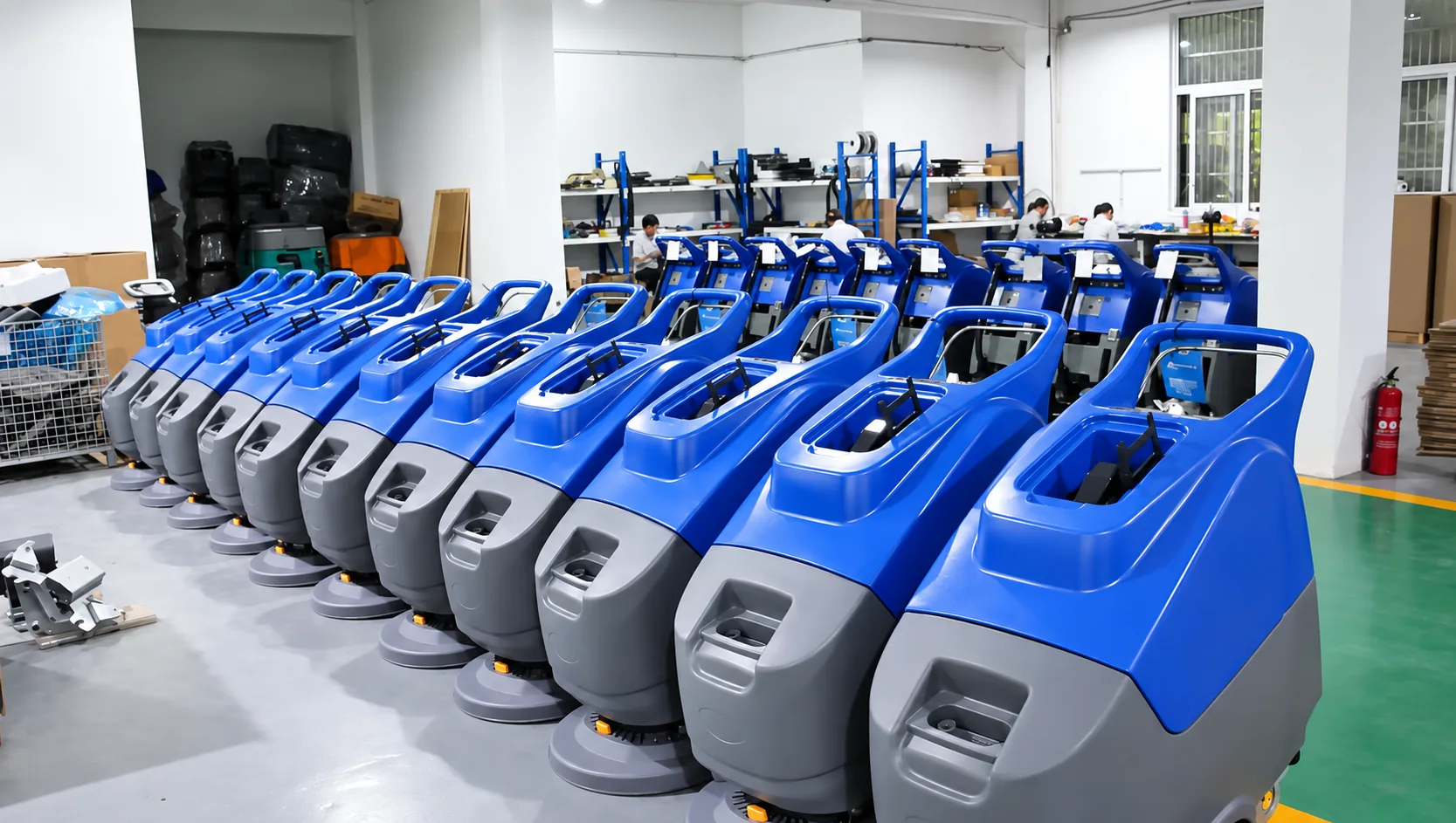 Lavasciuga industriali nello stabilimento WeClean