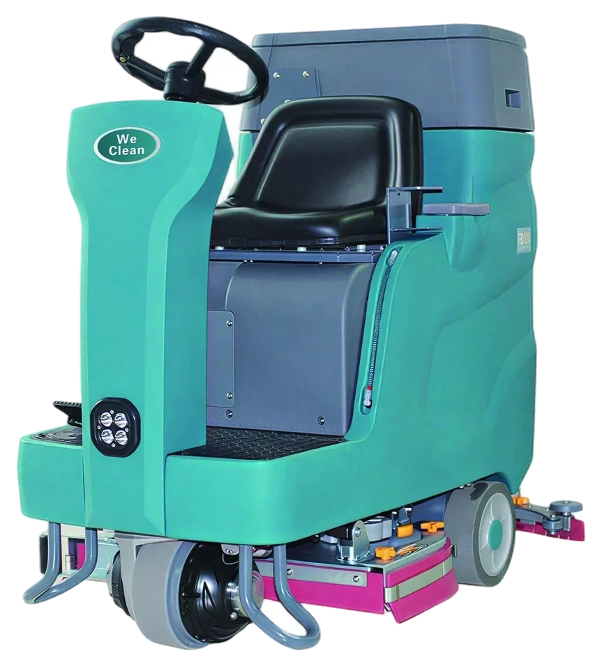 FD100 ride-on industrial floor scrubber